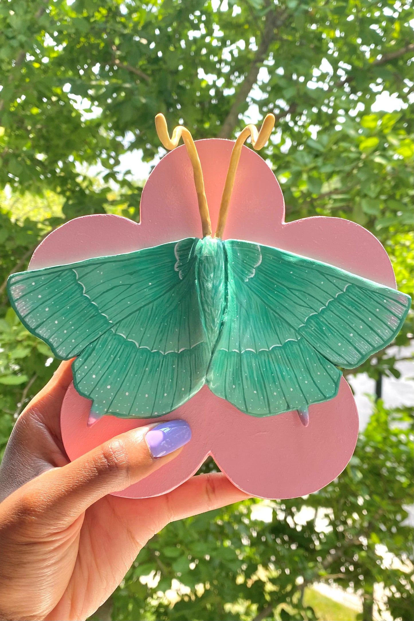 emerald moth keyholder